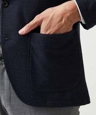 MNDGF55330 MICHEL KLEIN HOMME(ミッシェルクラン オム) ジャージカットジャケット ネイビー