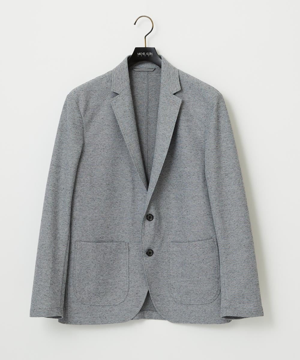 MNDGF55330 MICHEL KLEIN HOMME(ミッシェルクラン オム) ジャージカットジャケット グレー