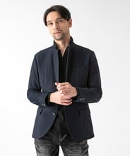 MNDGF56430 MICHEL KLEIN HOMME(ミッシェルクラン オム) 【セットアップ】ストレッチコンバーチブルジャケット ネイビー