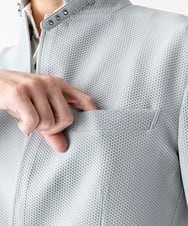 MNDGF56430 MICHEL KLEIN HOMME(ミッシェルクラン オム) 【セットアップ】ストレッチコンバーチブルジャケット グレー