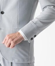 MNDGF56430 MICHEL KLEIN HOMME(ミッシェルクラン オム) 【セットアップ】ストレッチコンバーチブルジャケット グレー