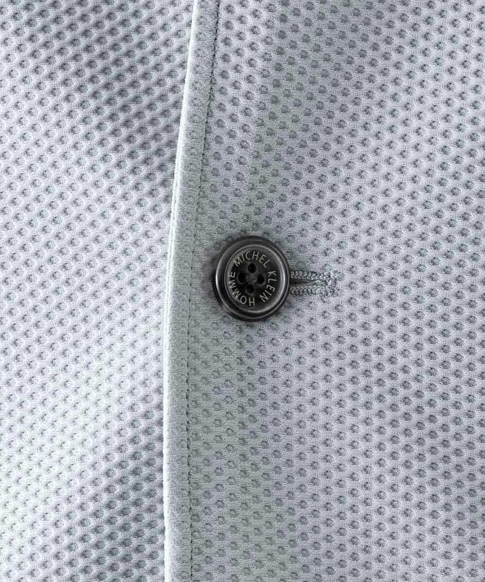 MNDGF56430 MICHEL KLEIN HOMME(ミッシェルクラン オム) 【セットアップ】ストレッチコンバーチブルジャケット グレー