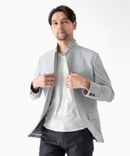 MNDGF56430 MICHEL KLEIN HOMME(ミッシェルクラン オム) 【セットアップ】ストレッチコンバーチブルジャケット グレー