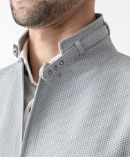 MNDGF56430 MICHEL KLEIN HOMME(ミッシェルクラン オム) 【セットアップ】ストレッチコンバーチブルジャケット グレー