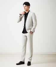 MNDGP06430 MICHEL KLEIN HOMME(ミッシェルクラン オム) テーラーカラー付きノーカラージャケット ベージュ