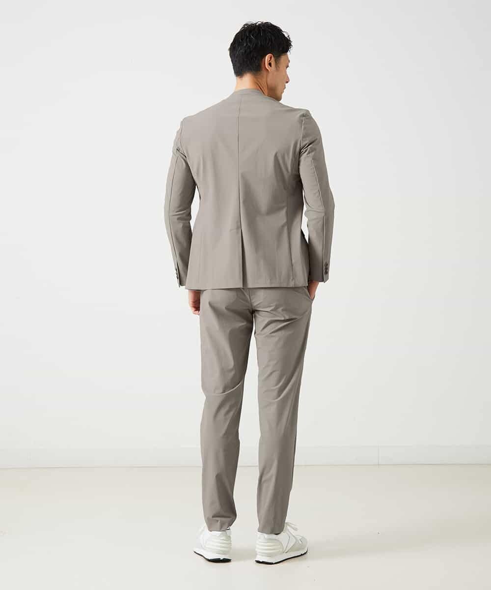 MNDGP09410 MICHEL KLEIN HOMME(ミッシェルクラン オム) ノーカラージャケット ベージュ(82)