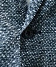 MNDGS02360 MICHEL KLEIN HOMME(ミッシェルクラン オム) 幾何柄ストレッチジャケット ライトブルー(50)