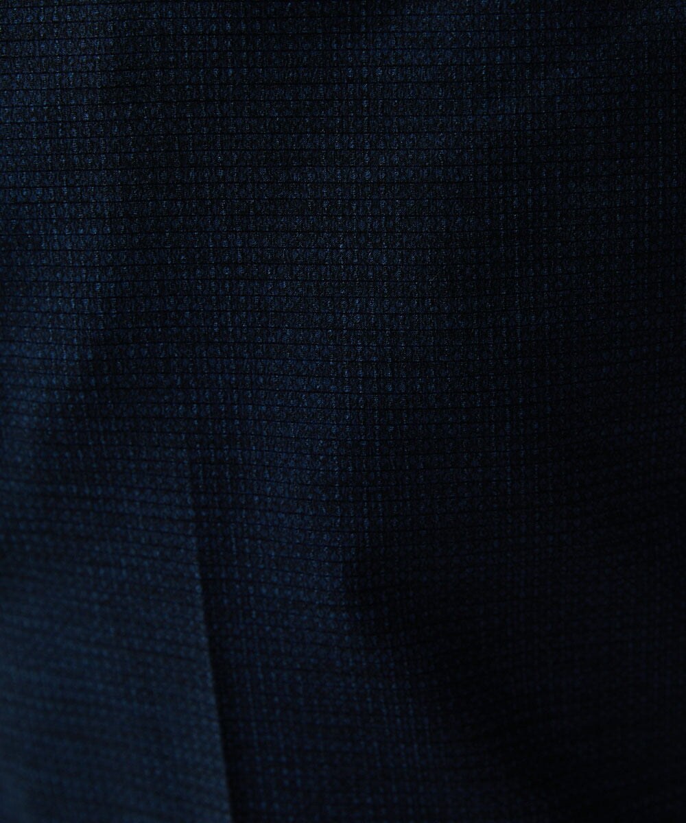 MNDGS02360 MICHEL KLEIN HOMME(ミッシェルクラン オム) 幾何柄ストレッチジャケット ネイビー(58)