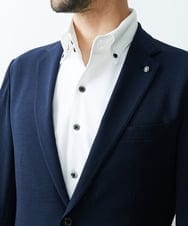 MNDGS04390 MICHEL KLEIN HOMME(ミッシェルクラン オム) メッシュストレッチジャケット ネイビー