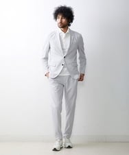 MNDGS04390 MICHEL KLEIN HOMME(ミッシェルクラン オム) メッシュストレッチジャケット ライトグレー
