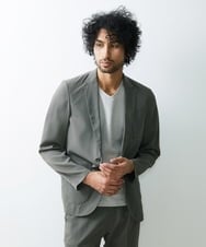 MNDGS05410 MICHEL KLEIN HOMME(ミッシェルクラン オム) デザインジャケット カーキ(36)