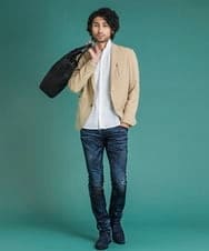 MNDGS05410 MICHEL KLEIN HOMME(ミッシェルクラン オム) デザインジャケット オフホワイト(81)