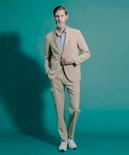 MNDGS05410 MICHEL KLEIN HOMME(ミッシェルクラン オム) デザインジャケット オフホワイト(81)