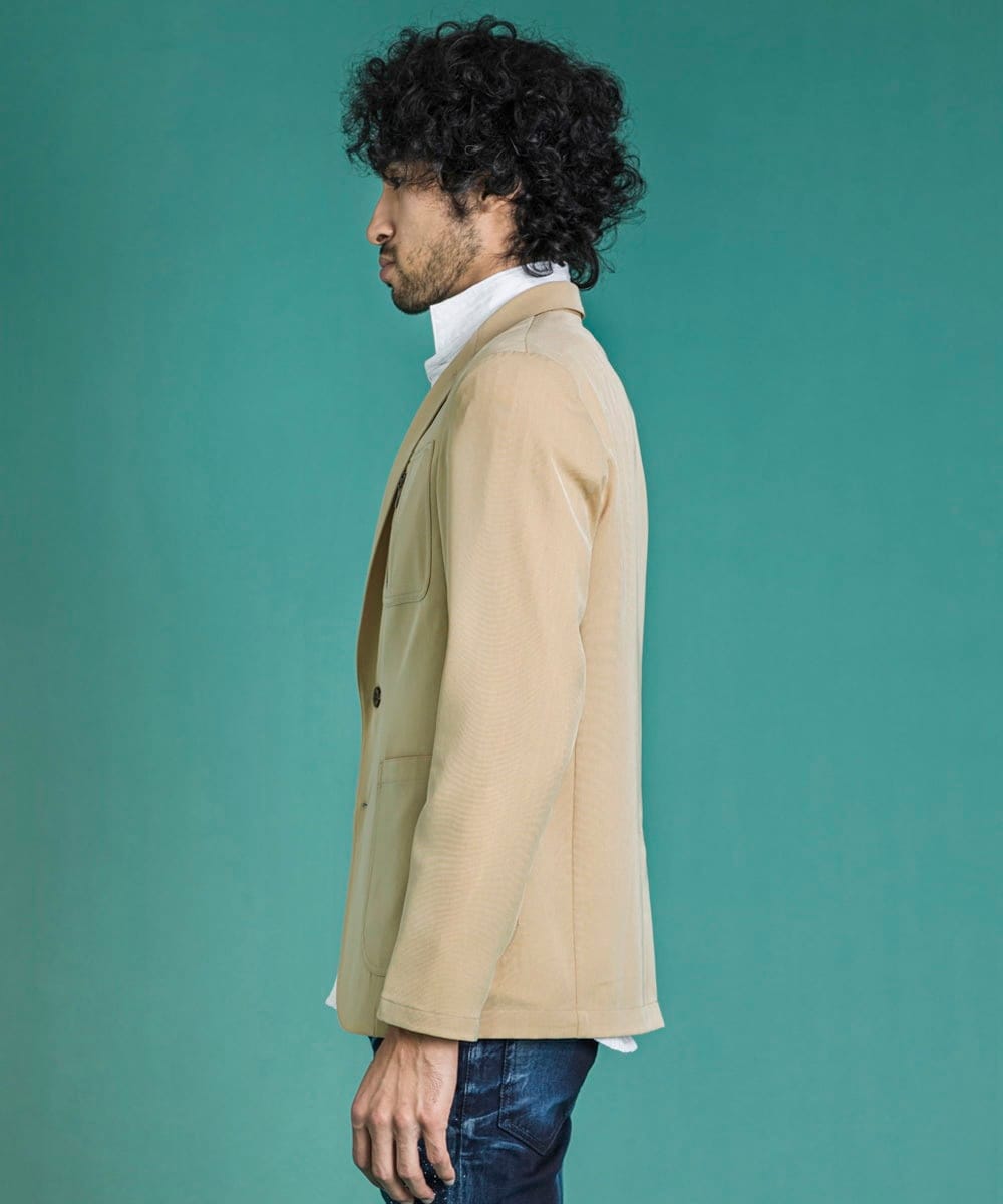 MNDGS05410 MICHEL KLEIN HOMME(ミッシェルクラン オム) デザインジャケット オフホワイト(81)