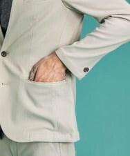 MNDGS14410 MICHEL KLEIN HOMME(ミッシェルクラン オム) ブッチャーノーカラージャケット ベージュ(82)