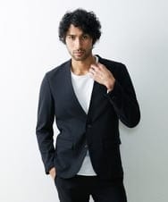 MNDGS14410 MICHEL KLEIN HOMME(ミッシェルクラン オム) ブッチャーノーカラージャケット ブラック(94)