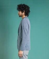 MNDGS30330 MICHEL KLEIN HOMME(ミッシェルクラン オム) リネンカットジャケット ライトブルー(50)