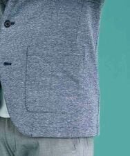 MNDGS30330 MICHEL KLEIN HOMME(ミッシェルクラン オム) リネンカットジャケット ライトブルー(50)