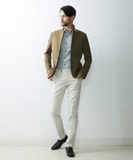 MNDGS47430 MICHEL KLEIN HOMME(ミッシェルクラン オム) ボディシェルジャケット カーキ