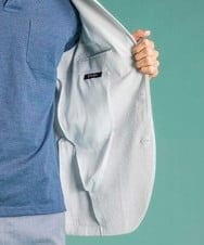 MNDGS47430 MICHEL KLEIN HOMME(ミッシェルクラン オム) ボディシェルジャケット ライトグレー