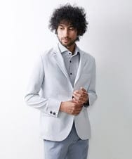 MNDGS47430 MICHEL KLEIN HOMME(ミッシェルクラン オム) ボディシェルジャケット ライトグレー