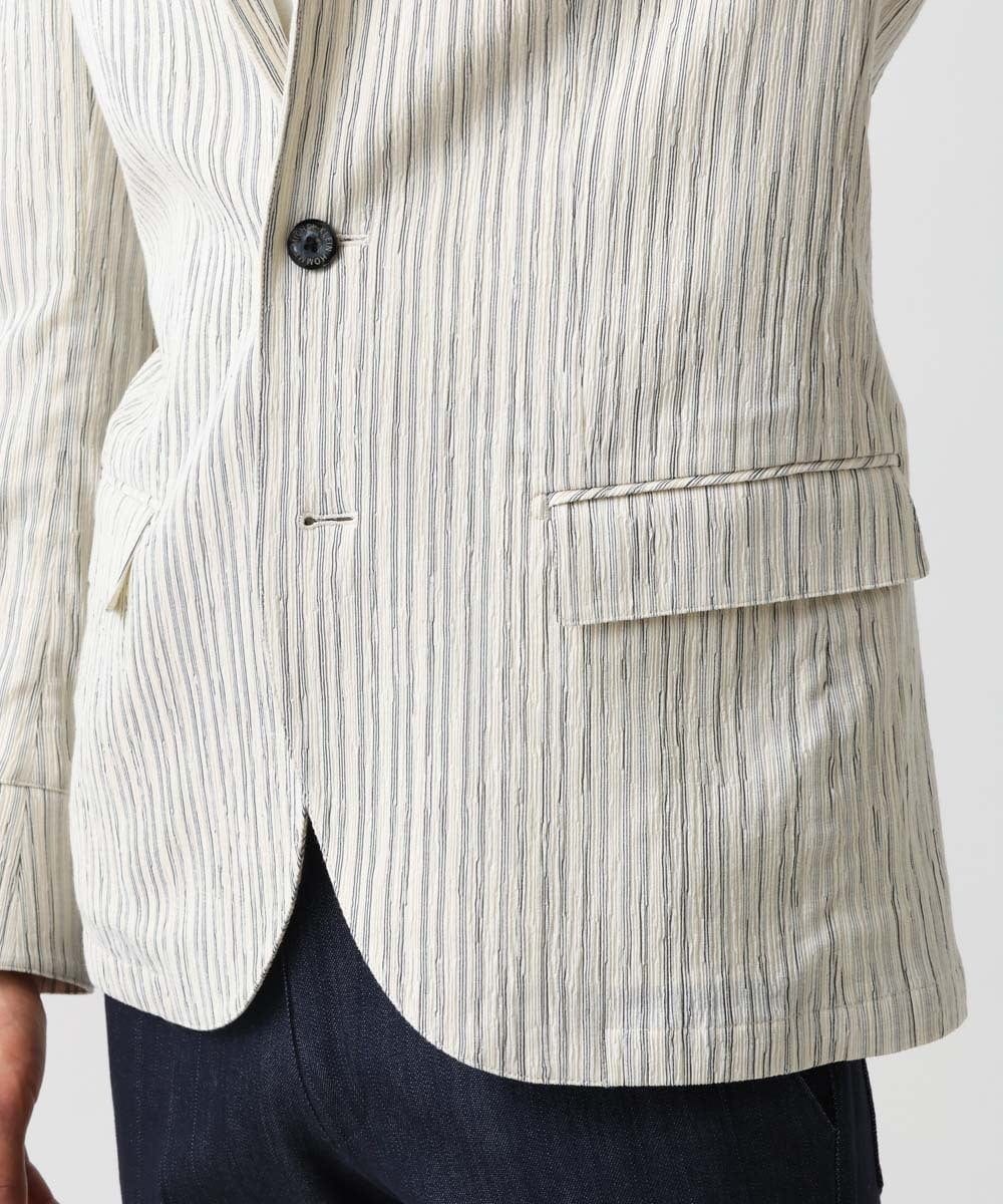 MNDGV60450 MICHEL KLEIN HOMME(ミッシェルクラン オム) カットコンバーチブルジャケット アイボリー