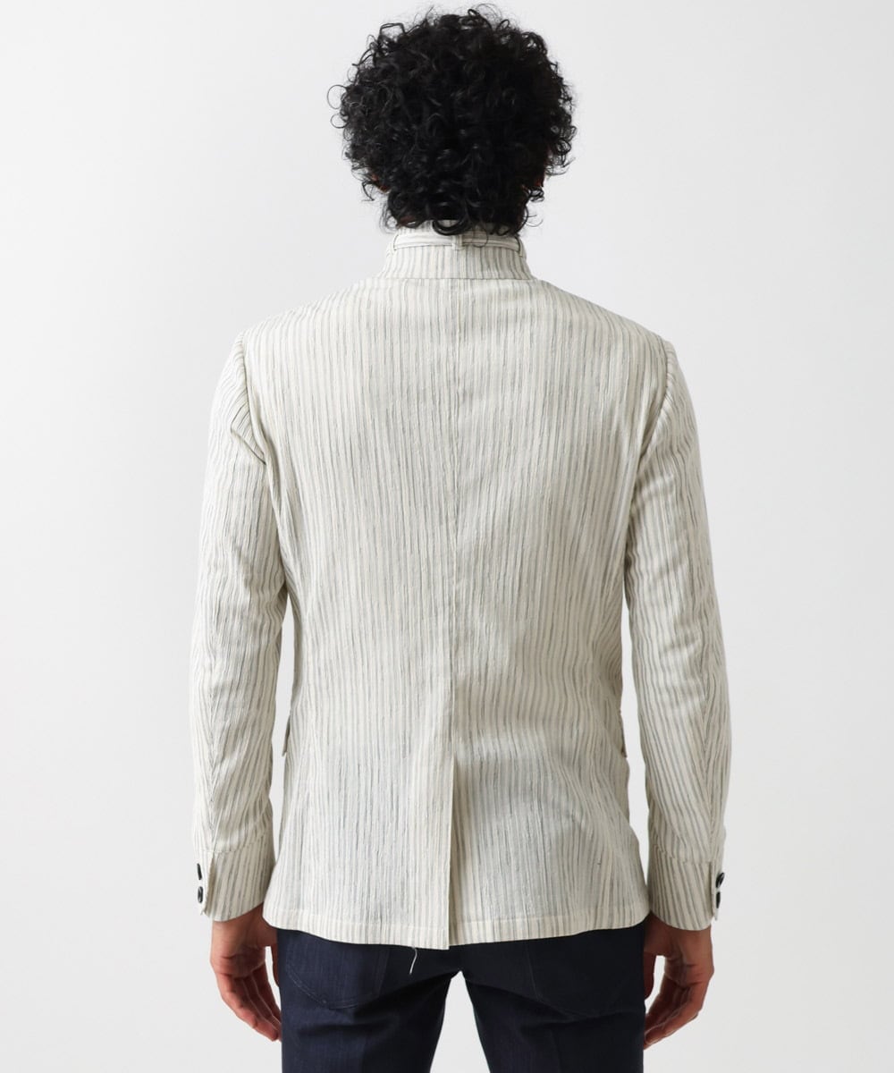 MNDGV60450 MICHEL KLEIN HOMME(ミッシェルクラン オム) カットコンバーチブルジャケット アイボリー