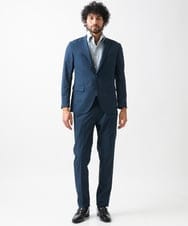 MNDGV64400 MICHEL KLEIN HOMME(ミッシェルクラン オム) メッシュテーラードジャケット セットアップ ネイビー(57)