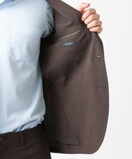 MNDGV64400 MICHEL KLEIN HOMME(ミッシェルクラン オム) メッシュテーラードジャケット セットアップ ブラウン