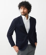 MNDGX03330 MICHEL KLEIN HOMME(ミッシェルクラン オム) サーフニットジャケット ネイビー