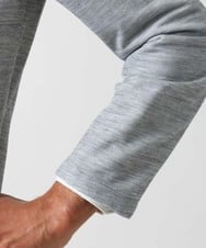 MNDGX03330 MICHEL KLEIN HOMME(ミッシェルクラン オム) サーフニットジャケット グレー