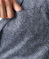 MNDGX06400 MICHEL KLEIN HOMME(ミッシェルクラン オム) 総柄メッシュテーラードジャケット セットアップ ブルー