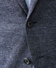 MNDGX06400 MICHEL KLEIN HOMME(ミッシェルクラン オム) 総柄メッシュテーラードジャケット セットアップ ネイビー