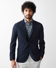 MNDGX56430 MICHEL KLEIN HOMME(ミッシェルクラン オム) ストレッチコンバーチブルジャケット ネイビー