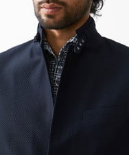 MNDGX56430 MICHEL KLEIN HOMME(ミッシェルクラン オム) ストレッチコンバーチブルジャケット ネイビー