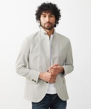MNDGX56430 MICHEL KLEIN HOMME(ミッシェルクラン オム) ストレッチコンバーチブルジャケット オフホワイト