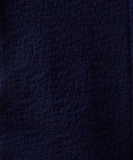 MNDGX58400 MICHEL KLEIN HOMME(ミッシェルクラン オム) ブランドロゴ刺繍入りニットジャケット セットアップ ネイビー(57)