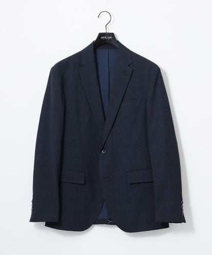 MNDHF08450  【セットアップ】グレンチェック柄テーラードジャケット