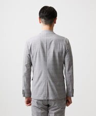 MNDHF08450 MICHEL KLEIN HOMME(ミッシェルクラン オム) 【セットアップ】グレンチェック柄テーラードジャケット グレー