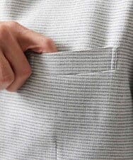 MNDHF59490 MICHEL KLEIN HOMME(ミッシェルクラン オム) スラブメッシュコンバーチブルジャケット ライトグレー