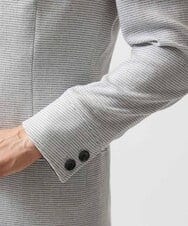 MNDHF59490 MICHEL KLEIN HOMME(ミッシェルクラン オム) スラブメッシュコンバーチブルジャケット ライトグレー