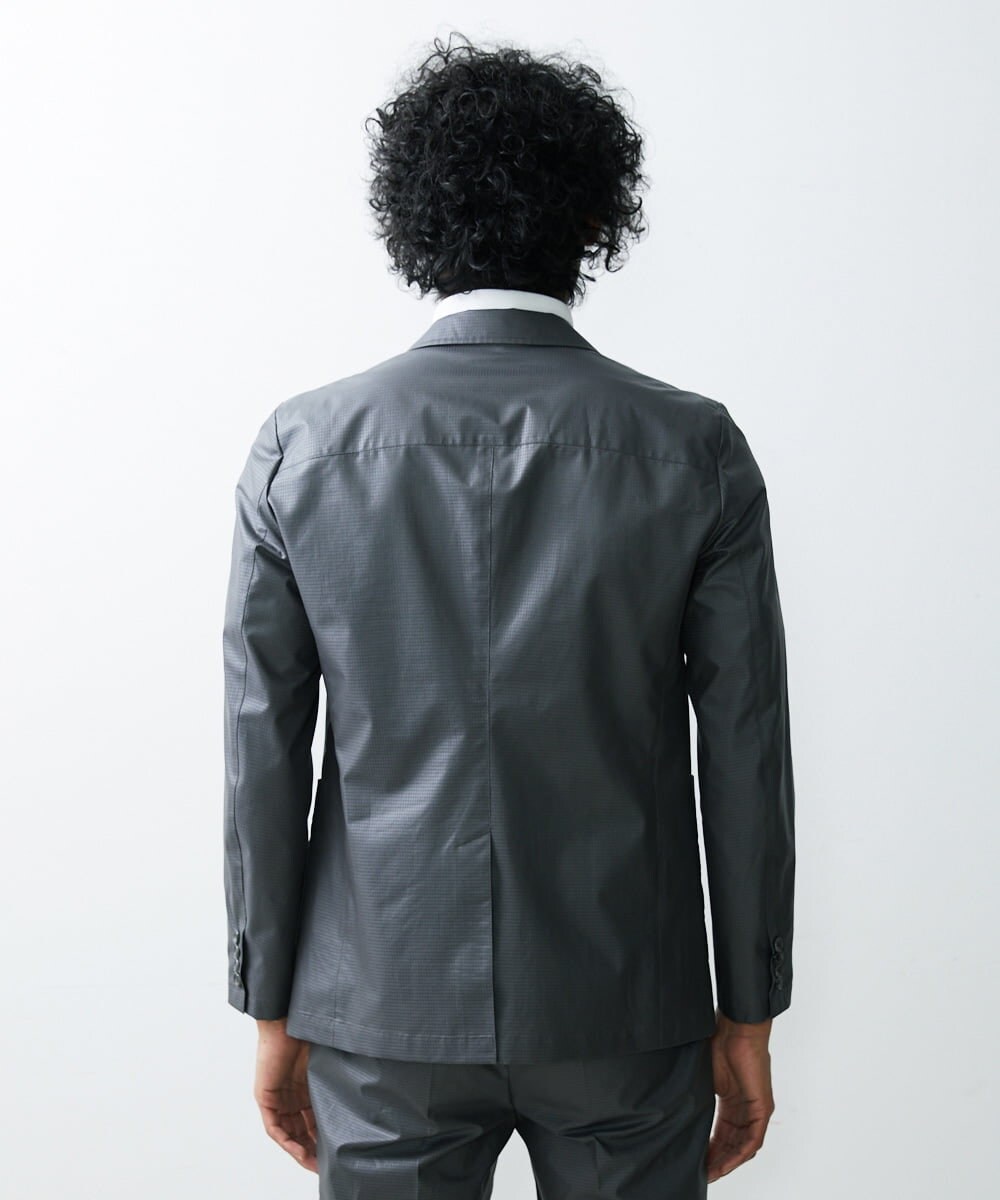 MNDHS06410 MICHEL KLEIN HOMME(ミッシェルクラン オム) メッシュストレッチドレスジャケット グレー(92)