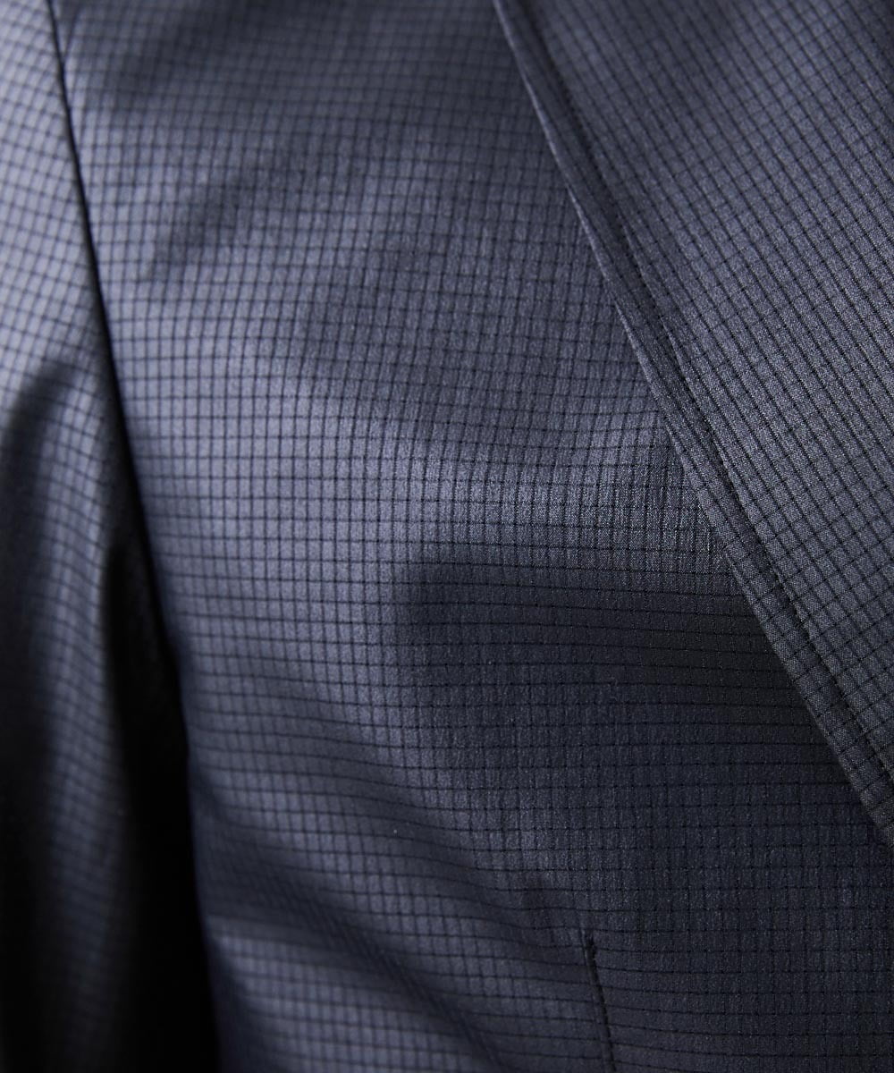 MNDHS06410 MICHEL KLEIN HOMME(ミッシェルクラン オム) メッシュストレッチドレスジャケット ブラック(94)