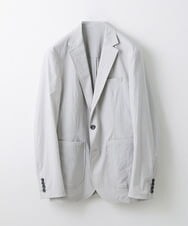 MNDHS10330 MICHEL KLEIN HOMME(ミッシェルクラン オム) ストレッチストライプジャケット ライトグレー(91)