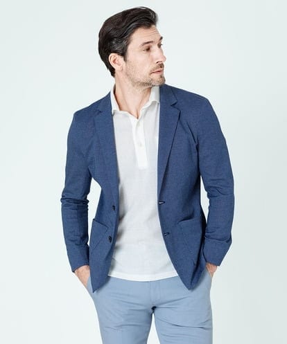 MNDHS32290 MICHEL KLEIN HOMME コットンジャージジャケット