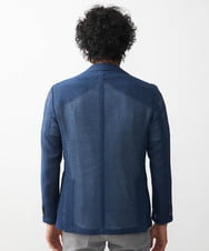 MNDHV30400 MICHEL KLEIN HOMME(ミッシェルクラン オム) メッシュテーラードジャケット ネイビー