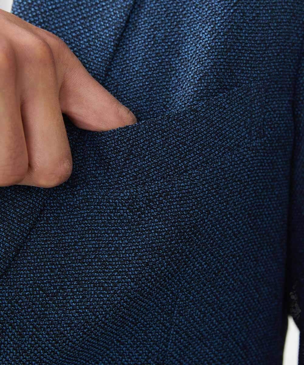 MNDHV30400 MICHEL KLEIN HOMME(ミッシェルクラン オム) メッシュテーラードジャケット ネイビー