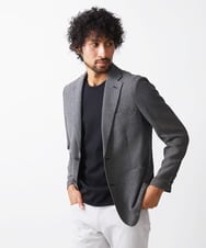 MNDHV30400 MICHEL KLEIN HOMME(ミッシェルクラン オム) メッシュテーラードジャケット グレー