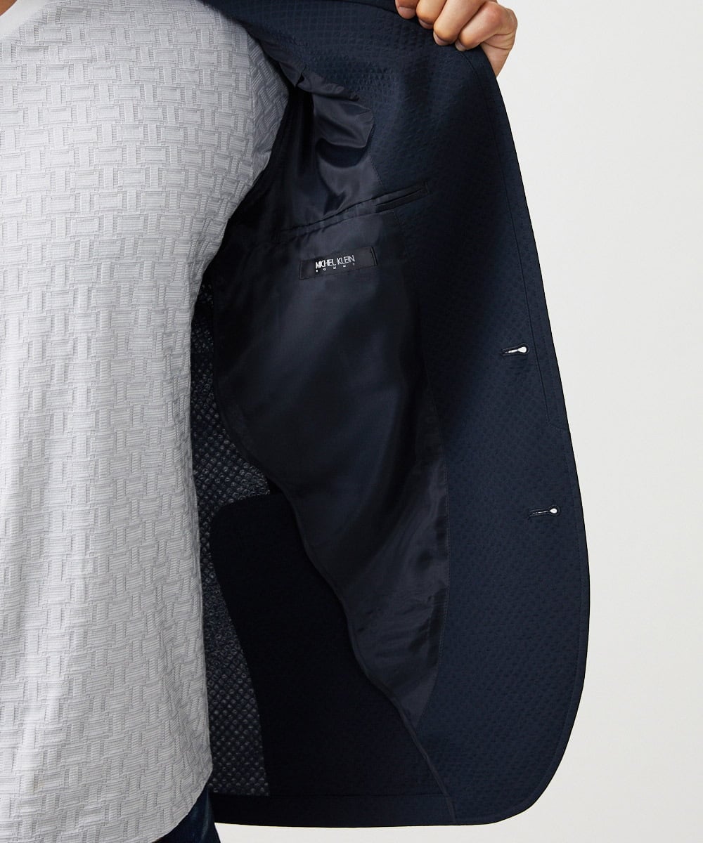 MNDJA65470 MICHEL KLEIN HOMME(ミッシェルクラン オム) コンバーチブルジャケット ブラック