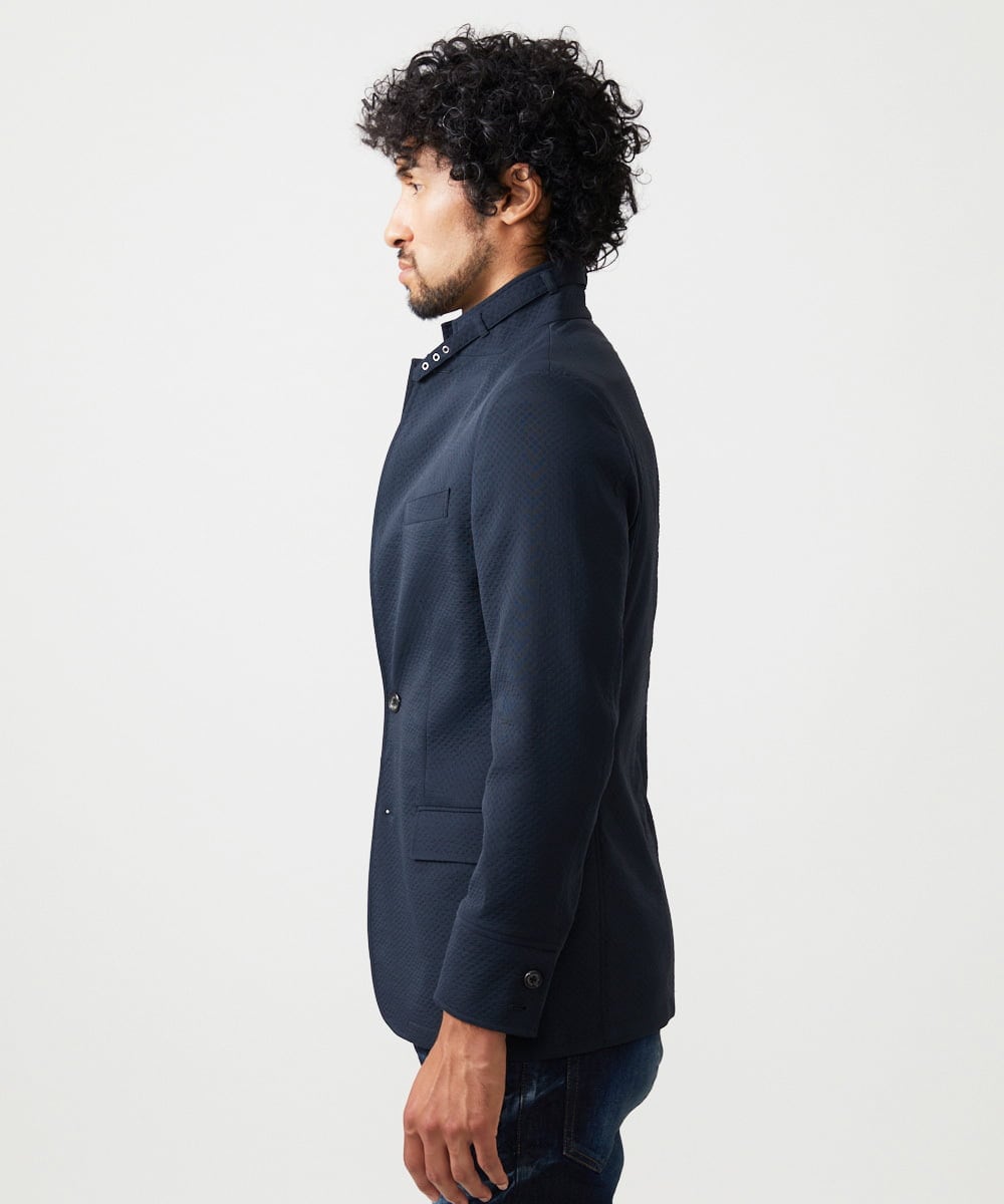 MNDJA65470 MICHEL KLEIN HOMME(ミッシェルクラン オム) コンバーチブルジャケット ブラック